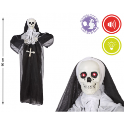 G. COLGANTE ESQUELETO 86X75CM LUZ/SONIDO