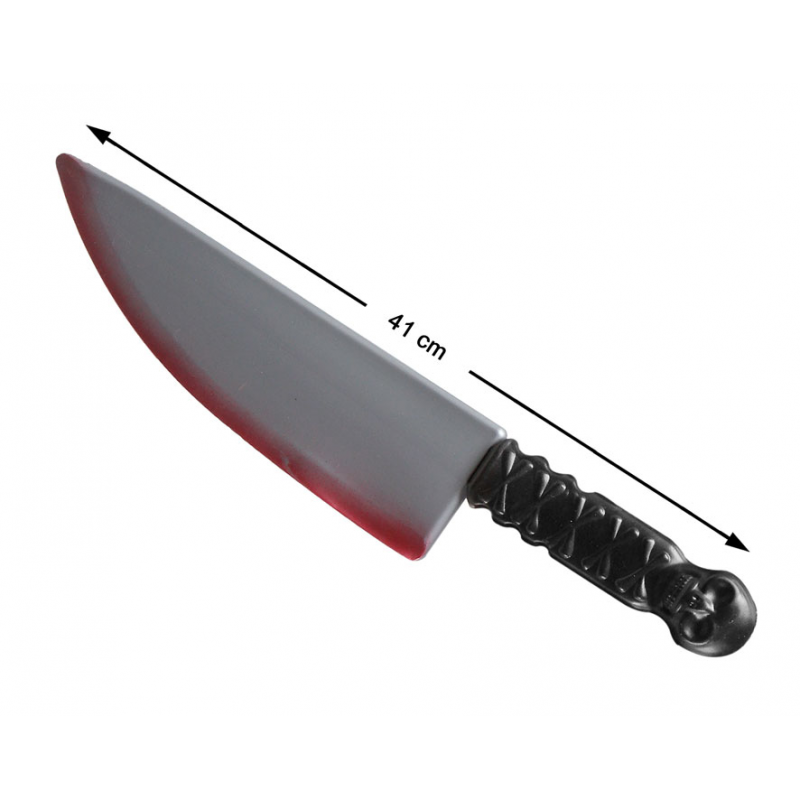 CART. CUCHILLO HALLOWEEN 41X10 CM