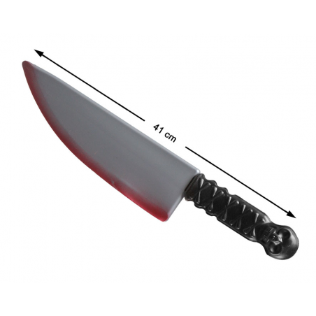 CART. CUCHILLO HALLOWEEN 41X10 CM