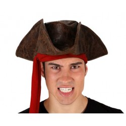 SOMBRERO PIRATA MARRON