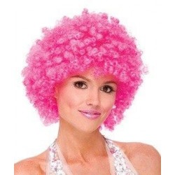 PELUCA AFRO ROSA