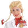 Peluca de Trenzas Rubia