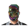 SOL. MASCARA HALLOWEEN 25X17CM PVC