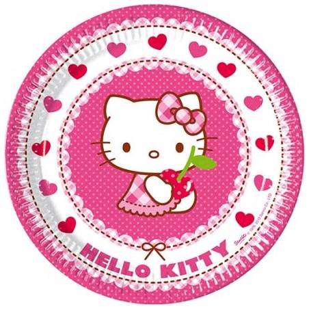 PLATOS HELLO KITTY 23 CM. 8...