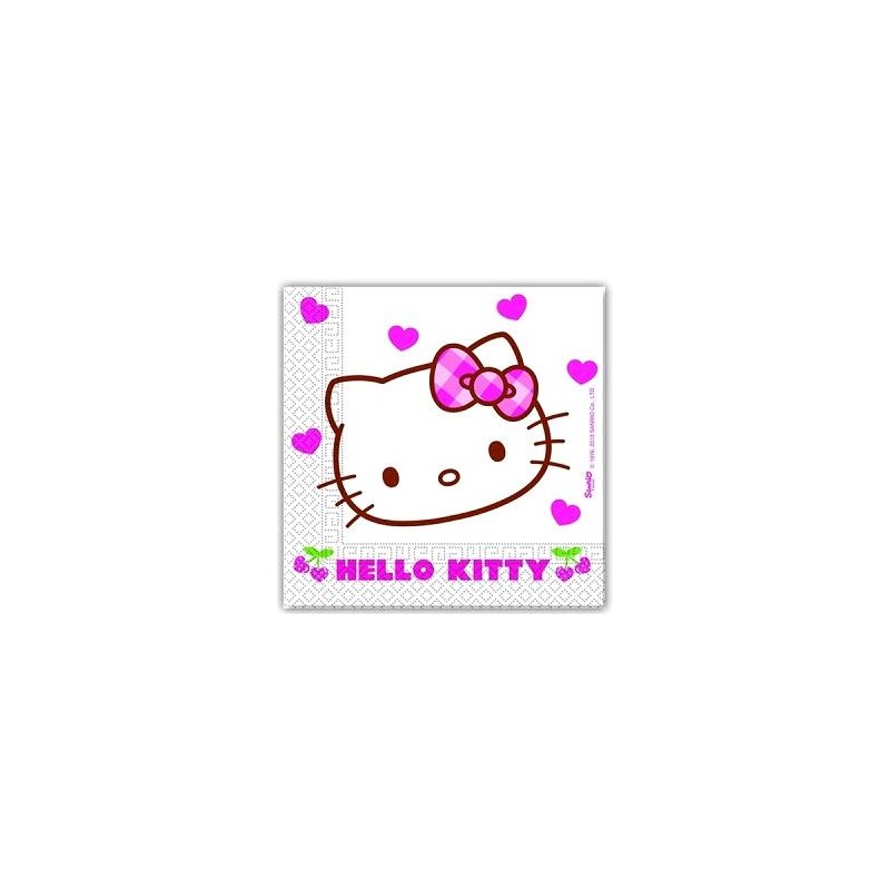 SERVILLETAS HELLO KITTY 20 UNID.