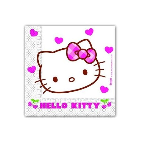 SERVILLETAS HELLO KITTY 20...