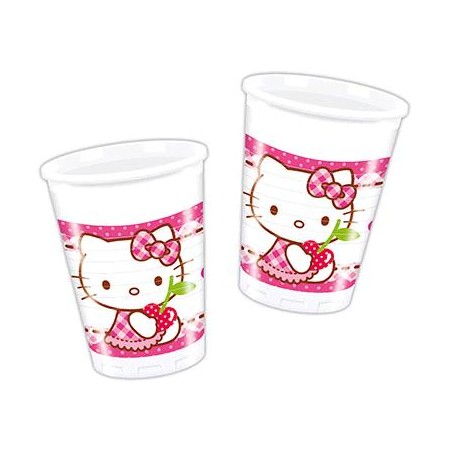 VASOS HELLO KITTY 8 UNID.