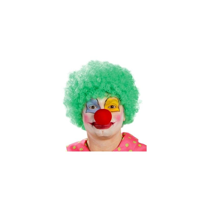 Peluca de Rizos Verde