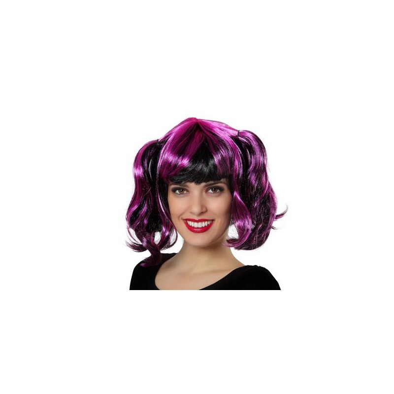 PELUCA VIOLETA MECHAS COLETA