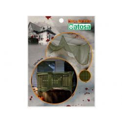 B/CART. CORTINA HALLOWEEN 183X76 CM  VERDE