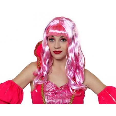 PELUCA LARGA FUCSIA
