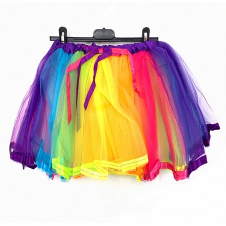 Tutu Multicolor Adulto 40 cm.