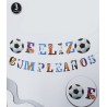 Guirnalda Feliz Cumpleaños Futbol 3 m.