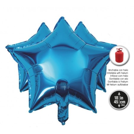 Globo Estrella Azul 18" 45...