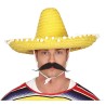 Sombrero Mejicano Amarillo Paja 50 cm.
