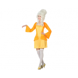 DISFRAZ CORTESANA MUJER ADULTO AMARILLO