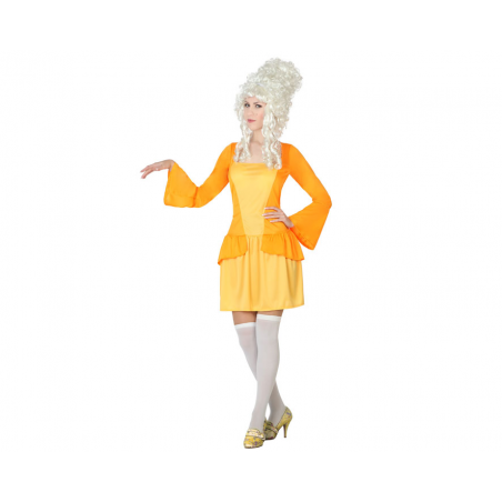 DISFRAZ CORTESANA MUJER ADULTO AMARILLO