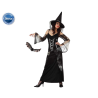 DISFRAZ BRUJA MUJER ADULTO MANGAS TRASLÚCIDAS