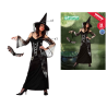 DISFRAZ BRUJA MUJER ADULTO MANGAS TRASLÚCIDAS