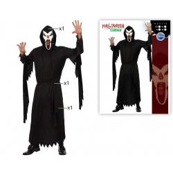 DISFRAZ TENEBROSO HOMBRE ADULTO NEGRO