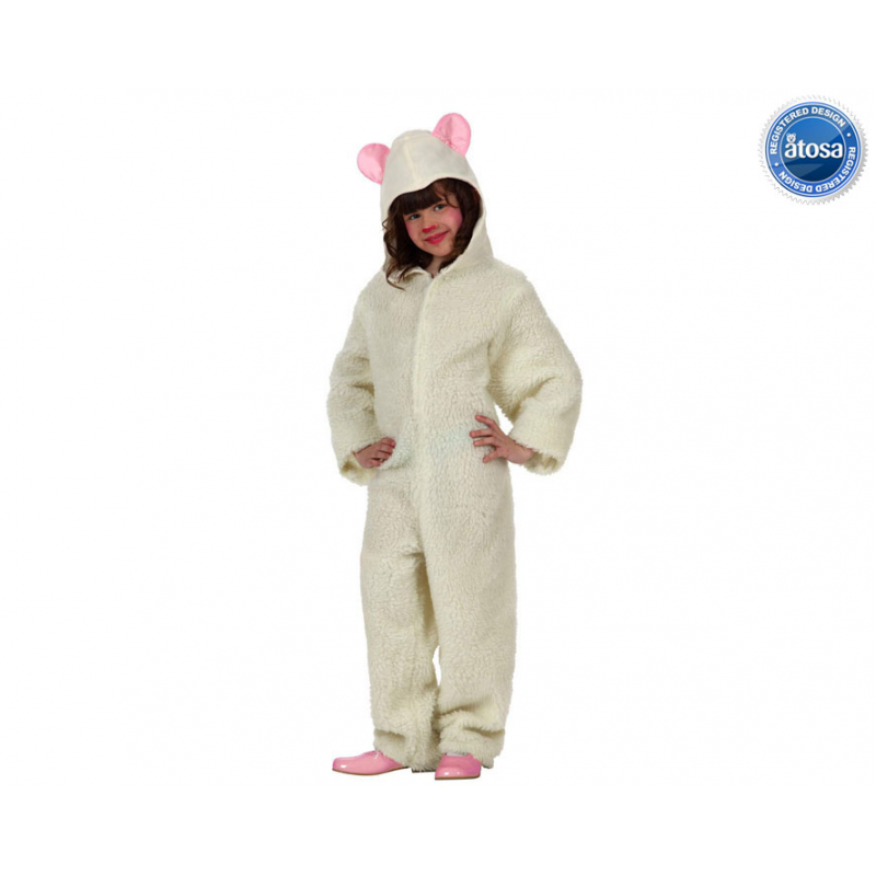 DISFRAZ OVEJA NIÑA INFANTIL NAVIDEÑO