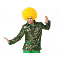 DISFRAZ CHAQUETA DISCO BRILLO VERDE ADULTO T3