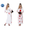 DISFRAZ NOVIA SANGRIENTA MUJER ADULTO ZOMBIE BLANCO