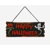 CARTEL HAPPY HALLOWEEN 37X14 CM.