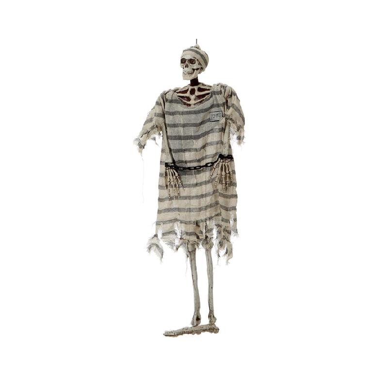 COLGANTE ESQUELETO PRESO 95 CM.