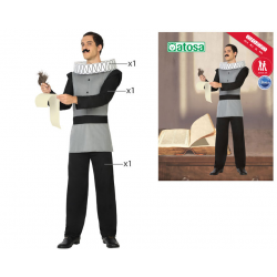 DISFRAZ ESCRITOR HOMBRE ADULTO HOMBRE DE LETRAS