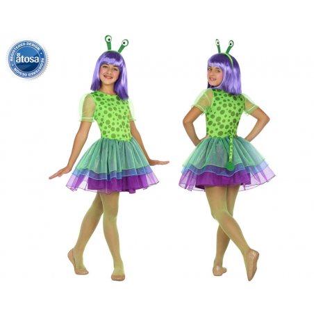 DISFRAZ ALIEN NIÑA INFANTIL VERDE