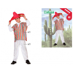 DISFRAZ MEJICANO NIÑO INFANTIL CLARO