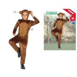 DISFRAZ MONO NIÑO INFANTIL MARRÓN