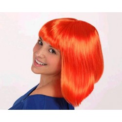 PELUCA FLEQUI. MED.MELENA NARANJA