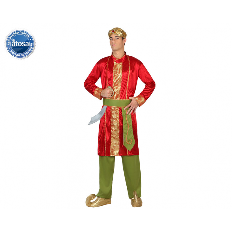 DISFRAZ HINDU HOMBRE ADULTO ROJO