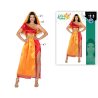 DISFRAZ HINDU MUJER ADULTO NARANJA