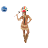 DISFRAZ INDIA MUJER ADULTO MARRÓN CLARO