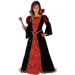 Disfraz de Reina de Corazones para niña