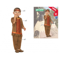 DISFRAZ INDIO NIÑO BEBÉ