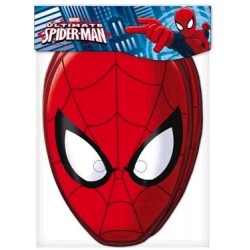 CARETA CARTON SPIDERMAN 6 UNID.