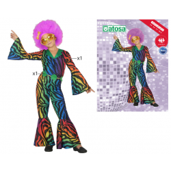 DISFRAZ DISCO NIÑA INFANTIL ZEBRA
