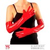GUANTES ROJOS VINILO LARGOS