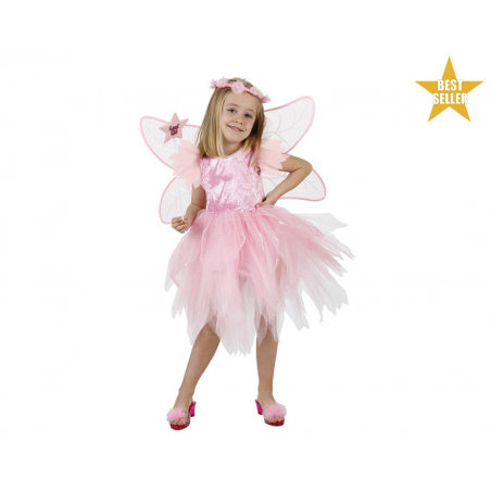 DISFRAZ HADA ROSA NIÑA INFANTIL