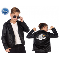 DISFRAZ AÑOS 60 NIÑO INFANTIL NEGRO