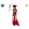 DISFRAZ PIRATA NIÑA INFANTIL ROJO