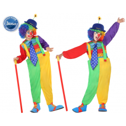 DISFRAZ PAYASO NIÑO INFANTIL PANTALONES ANCHOS