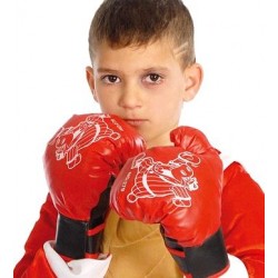 Guantes de Boxeo Rojos Infantil