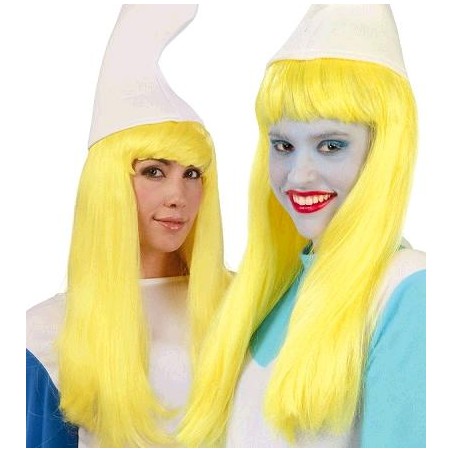 Peluca Amarilla Larga con...