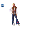 DISFRAZ HIPPIE ADULTO MUJER ADULTO