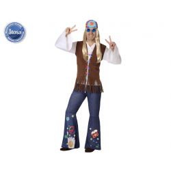 DISFRAZ HIPPIE HOMBRE ADULTO HOMBRE ADULTO